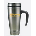 16 Oz. Stainless Travel Mug w/ Handle